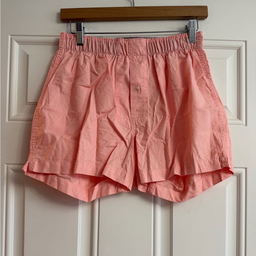 J.Crew Boxer short in garment-dyed Broken-in organic cotton oxford NWOT Size S